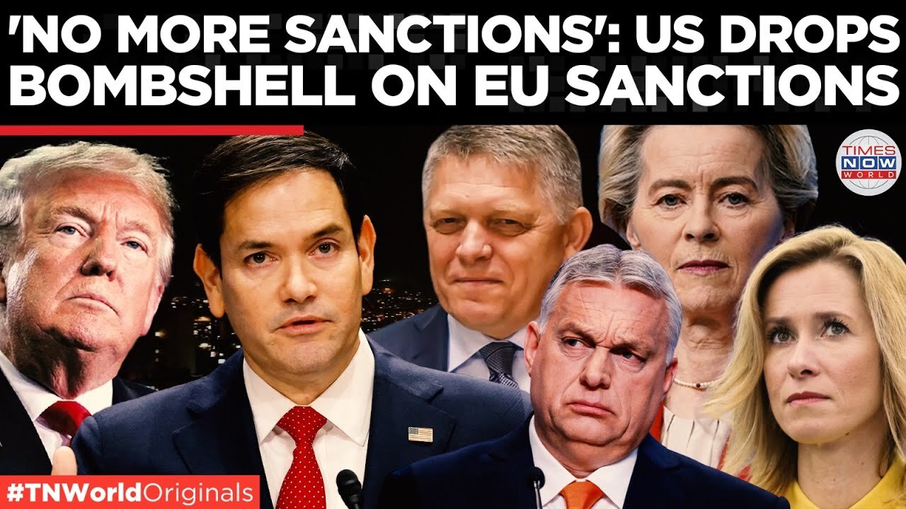 'Video thumbnail for ‘Talks with Moscow at Risk’: US Pulls the Plug on EU’s Russia Sanctions Push| Times Now World'
