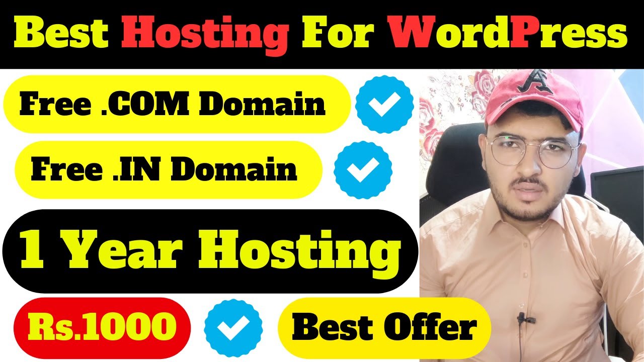 Video thumbnail for Free .com Domain& 1 Year Hosting In Just INR 1000 | Best Hosting For Blogging & Auto Blogging