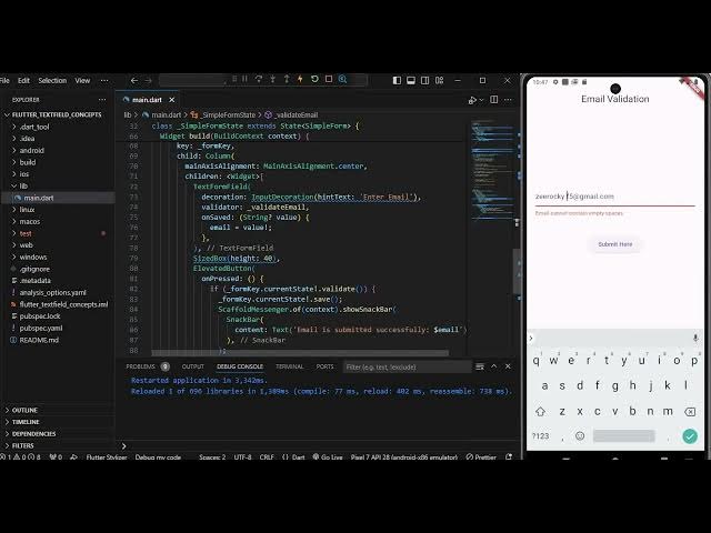 'Video thumbnail for Flutter Textformfield Validator Email Explained | 2024 | Flutter Tutorial'