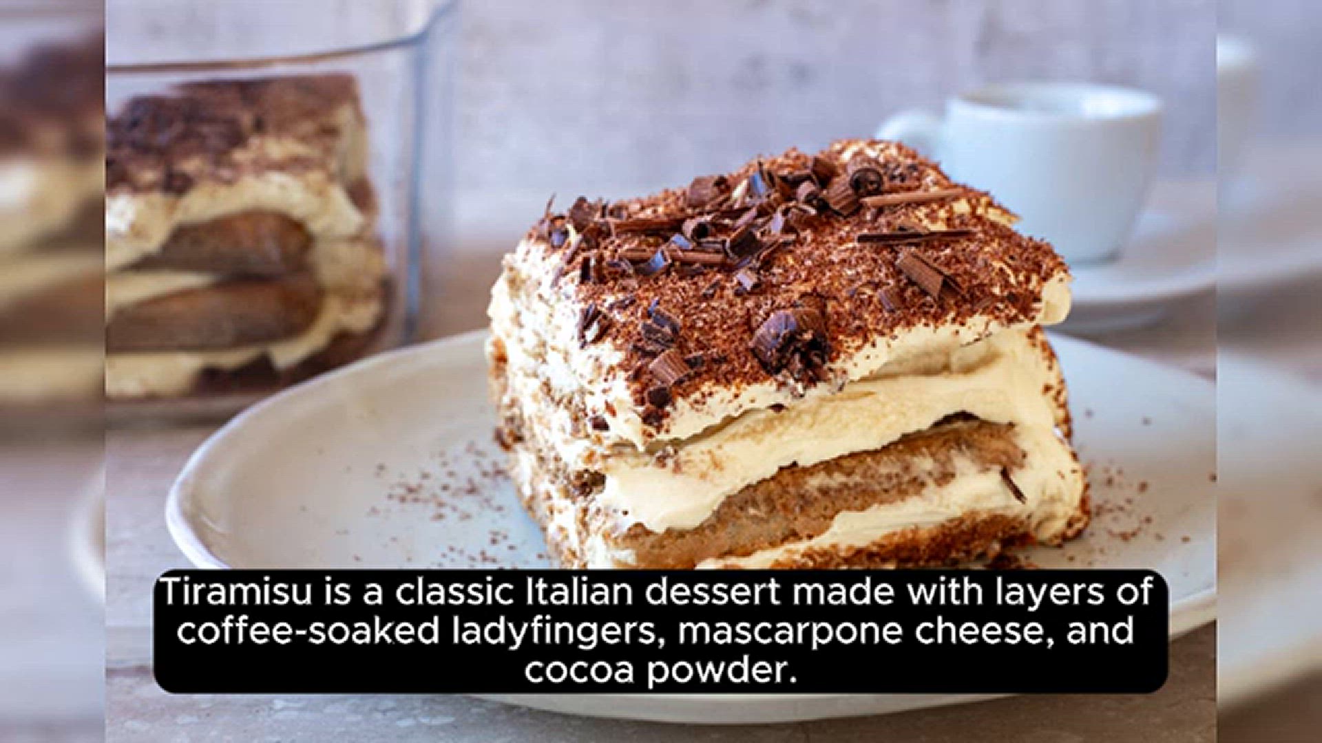 'Video thumbnail for Classic Italian Tiramisu_ A Decadent Dessert'