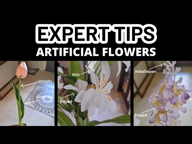 'Video thumbnail for How To Find ARTIFICIAL FLOWERS That Look Real'