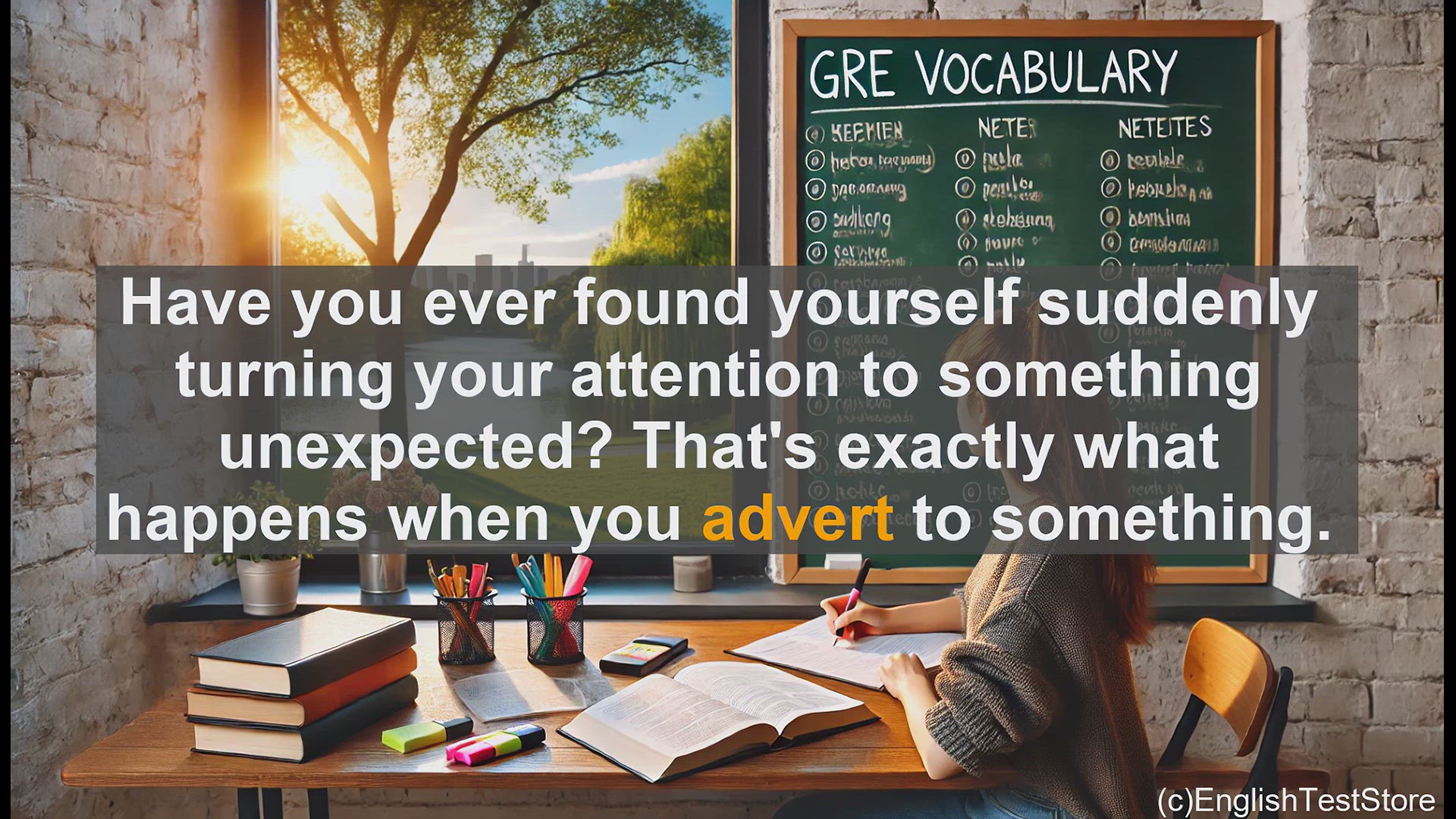 'Video thumbnail for GRE Vocabulary Lesson: Exploring the Meaning and Usage of 'Advert''