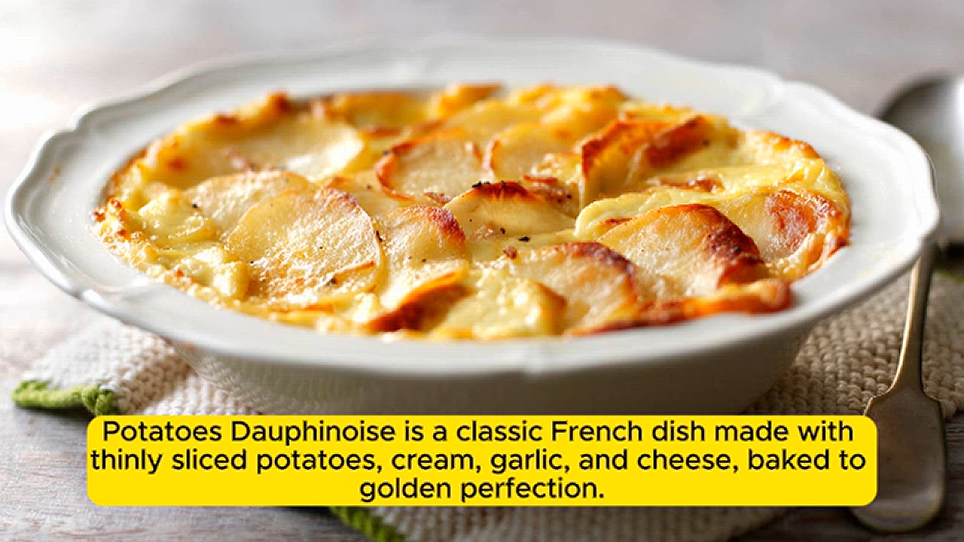 'Video thumbnail for French-Style Potatoes Dauphinoise_ A Luxurious Meal'