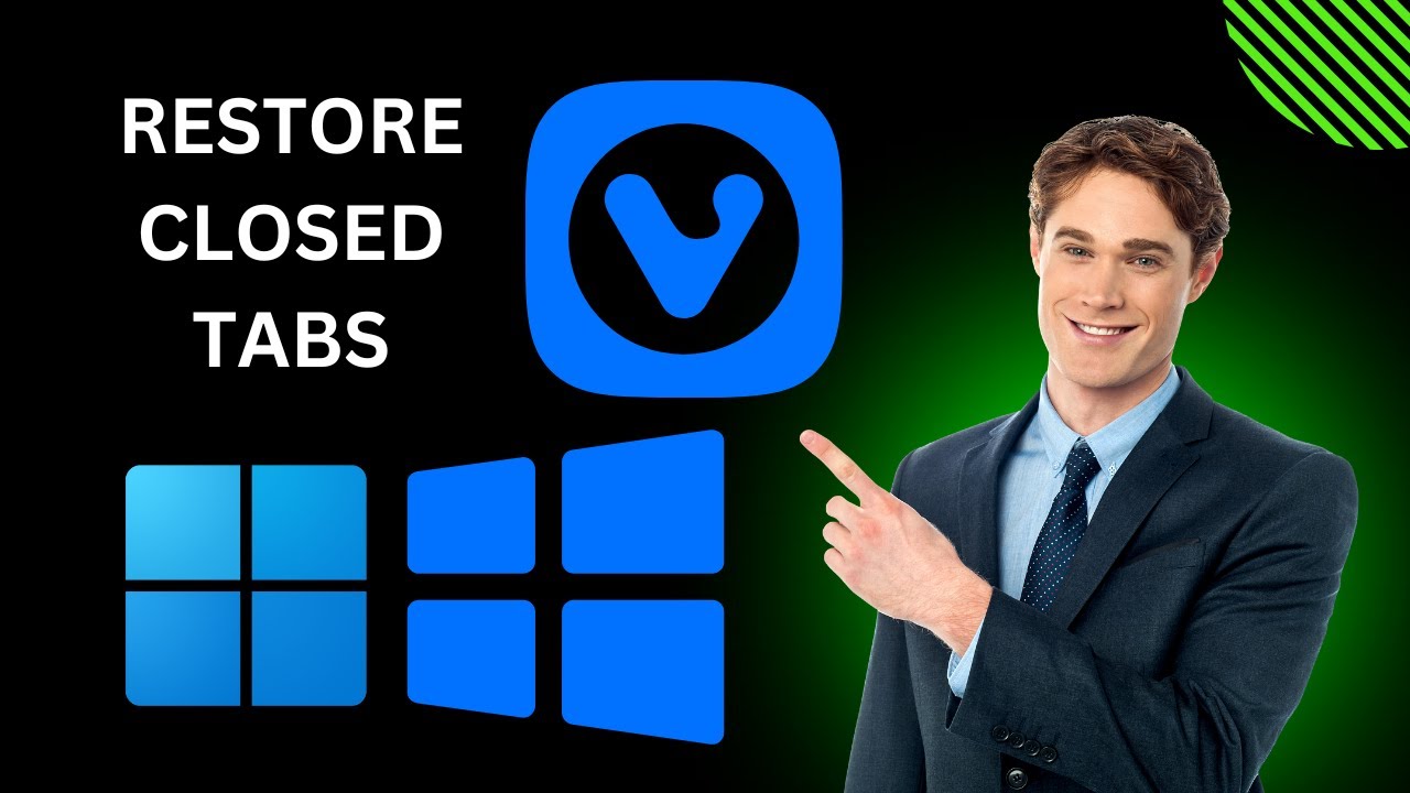'Video thumbnail for How to Restore or Reopen Recently Closed Tabs in Vivaldi on Windows 11 or 10 | GearUpWindows'