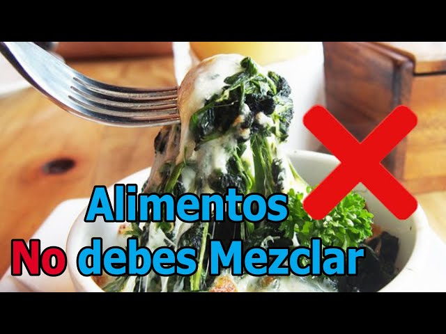 Video thumbnail for Alimentos INCOMPATIBLES 🚫 ¡No los Mezcles! | QueTuany