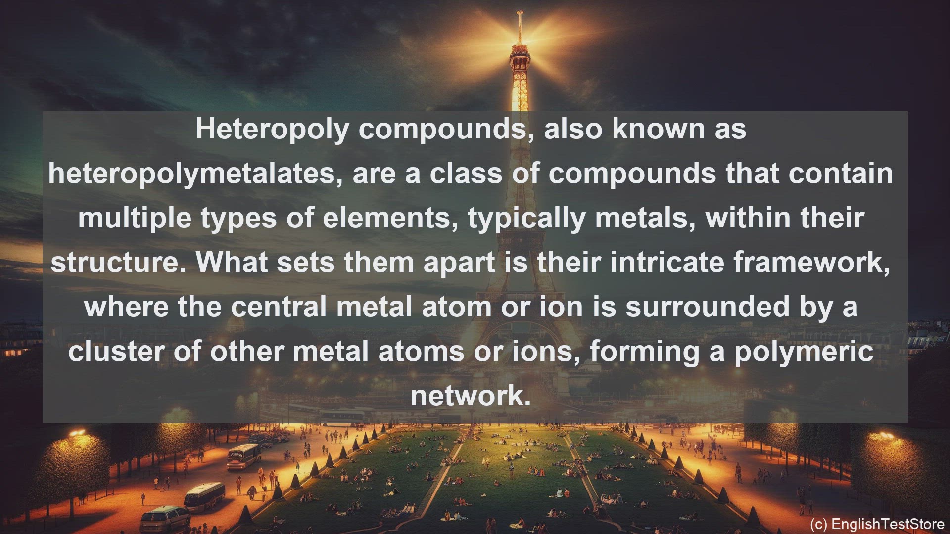 'Video thumbnail for Heteropoly compounds in science  definition and examples'