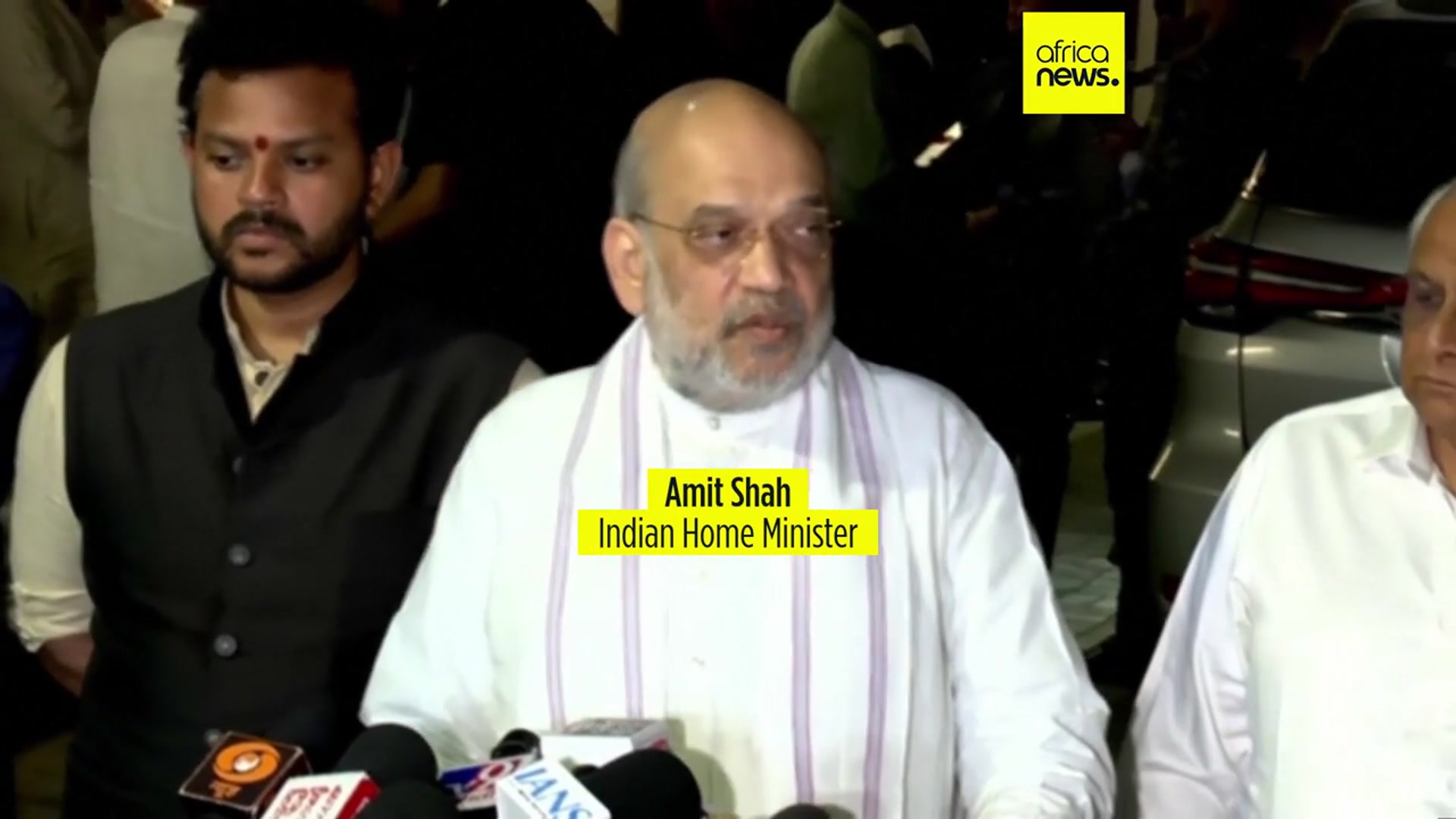 'Video thumbnail for India plane crash: Amit Shah confirms 1 survivor, offers condolences'