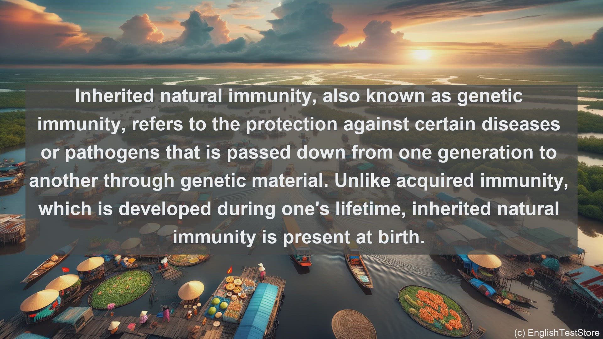 'Video thumbnail for Inherited natural immunity in science  definition and examples'
