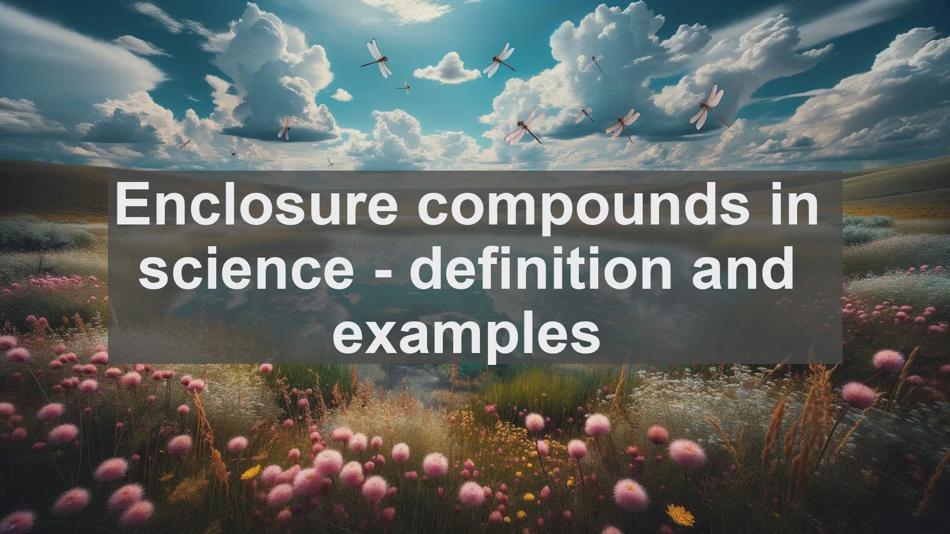 'Video thumbnail for Enclosure compounds in science  definition and examples'
