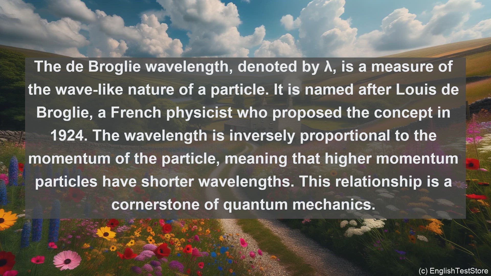 'Video thumbnail for De broglie wavelength in science  definition and examples'
