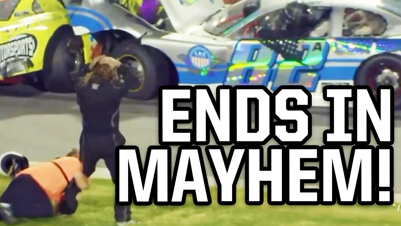 'Video thumbnail for Drivers get out of their race cars during an altercation at the track | Things You Missed'