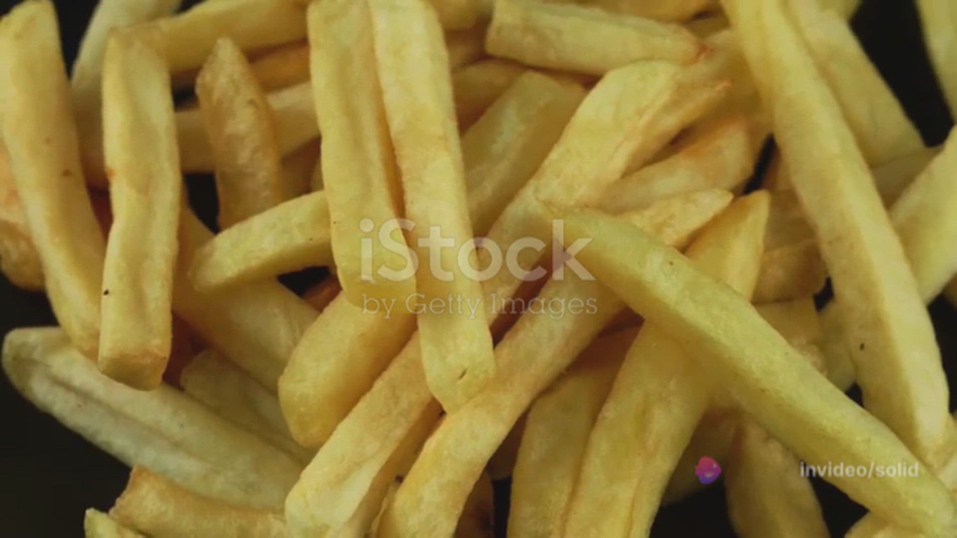 'Video thumbnail for easy recipe for crispy French Fries'