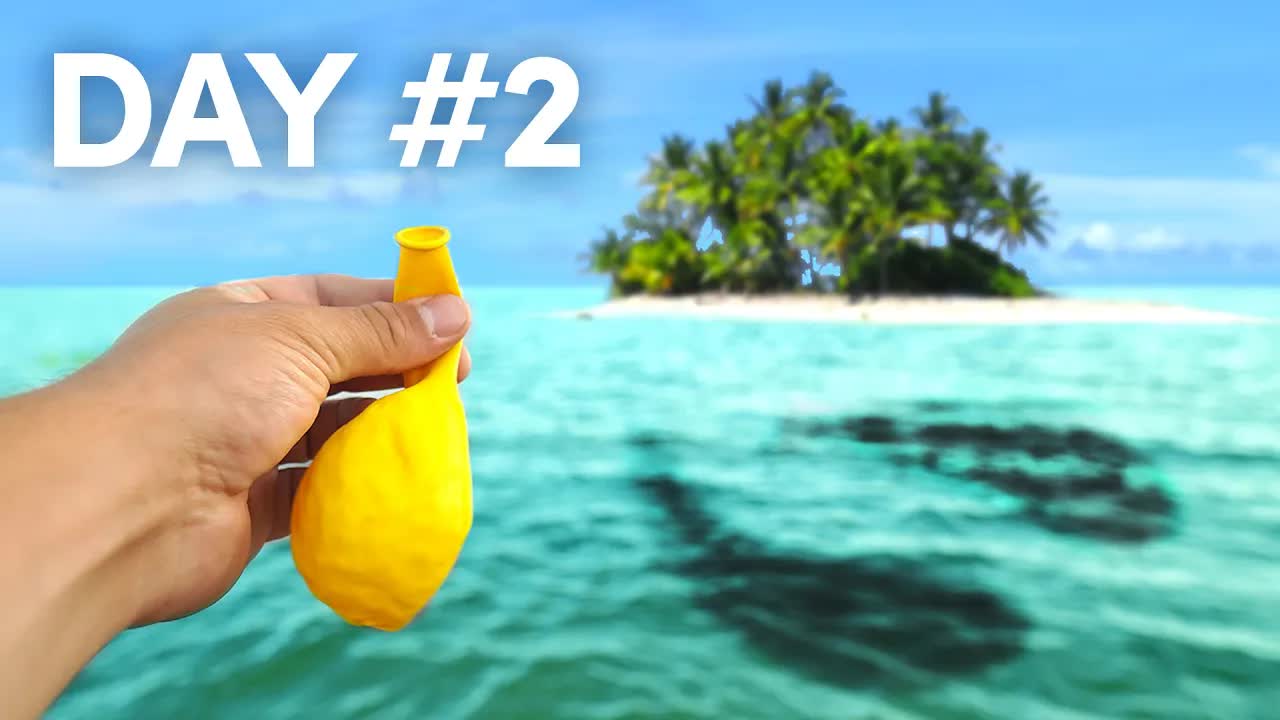 Video thumbnail for jake carlini: escaped island using only balloons