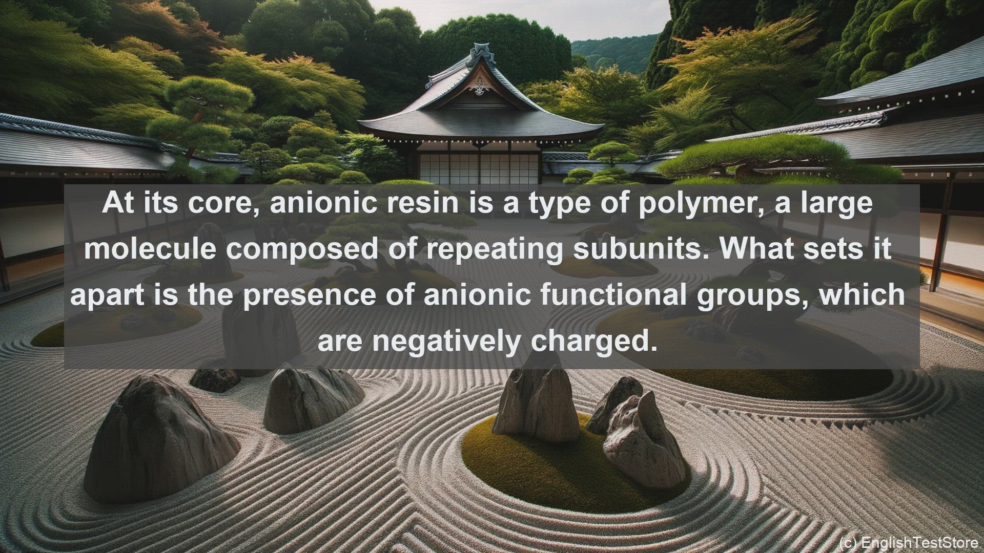 'Video thumbnail for Anionic resin in science  definition and examples'