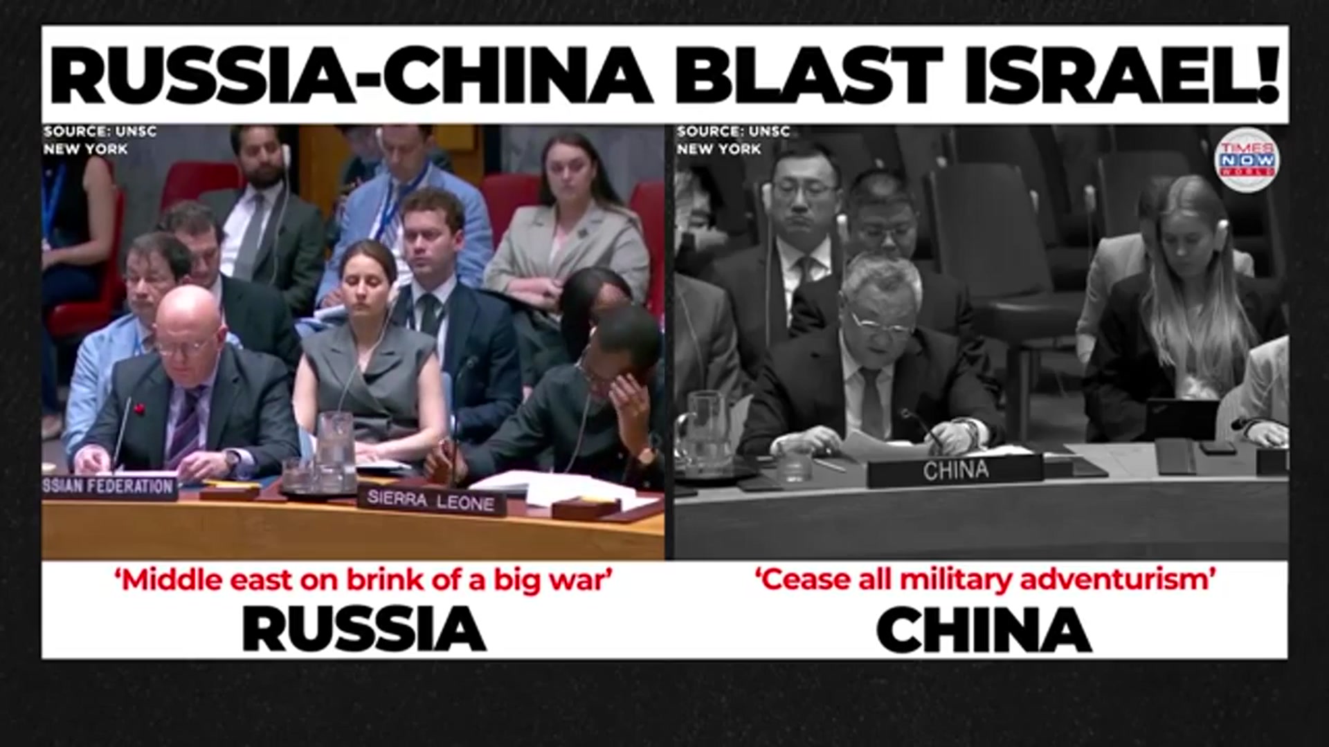 'Video thumbnail for Russia, China WARN of Global Fallout After Israel Hits Iranian Nuclear Sites'