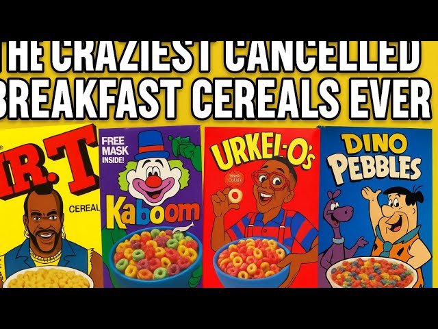 Video thumbnail for The Craziest Cancelled Breakfast Cereals EVER | Wakey Bakey Morning Show (Weed News + Nostalgia)