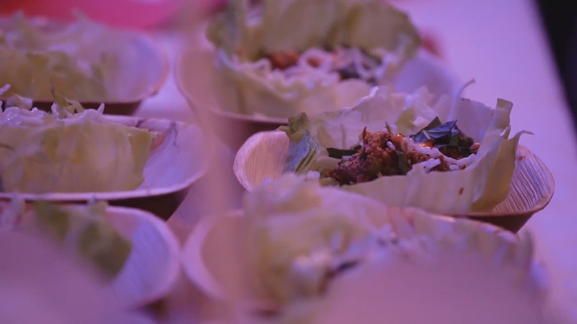 'Video thumbnail for Beef and Green Apple Tacos with Jalapeño Cream'