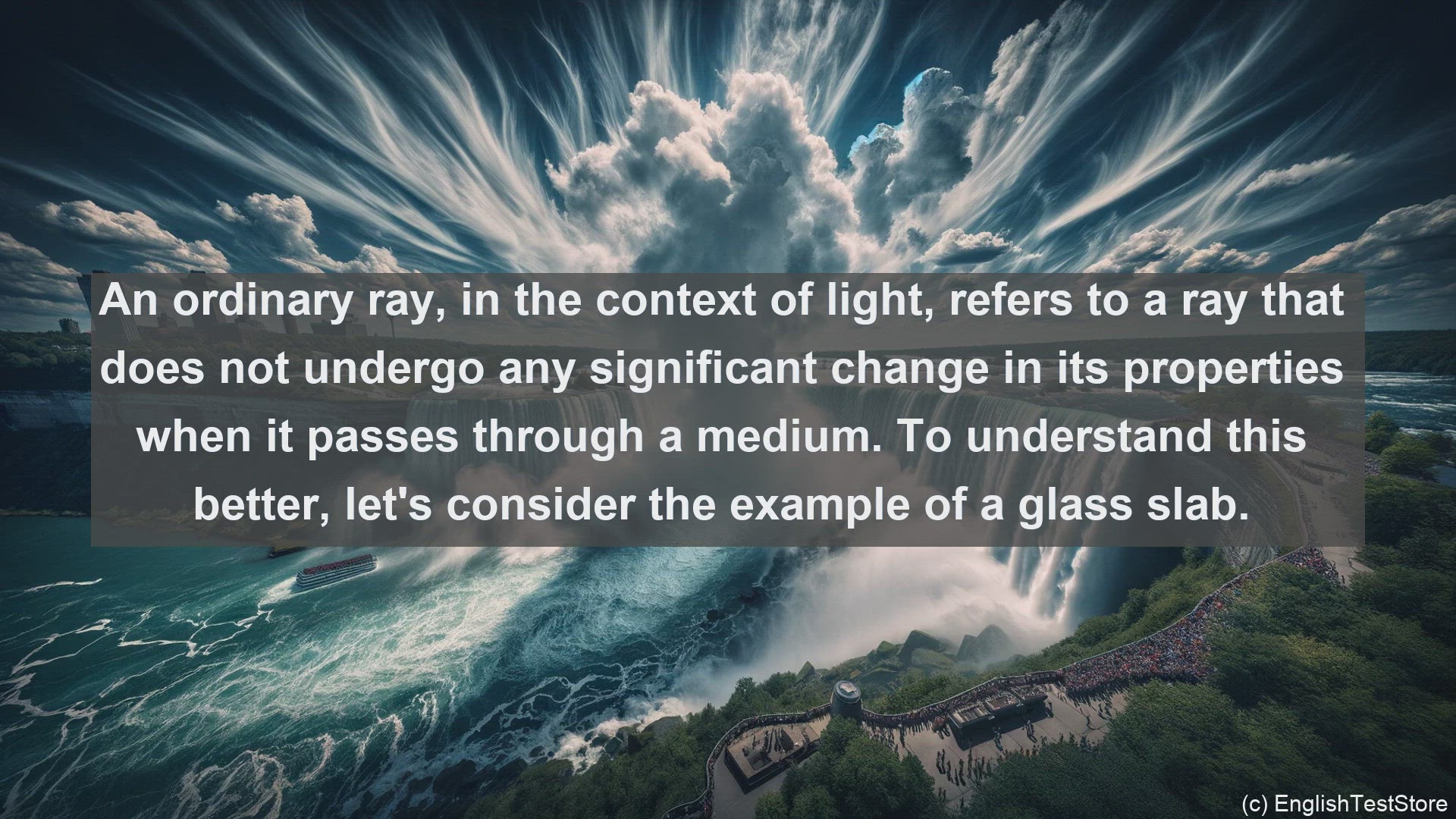 'Video thumbnail for Ordinary ray in science  definition and examples'