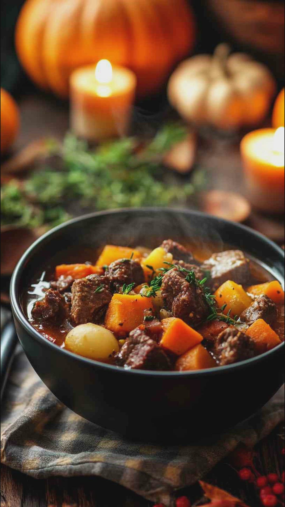 'Video thumbnail for Easy Slow Cooker Beef and Harvest Vegetable Soup'