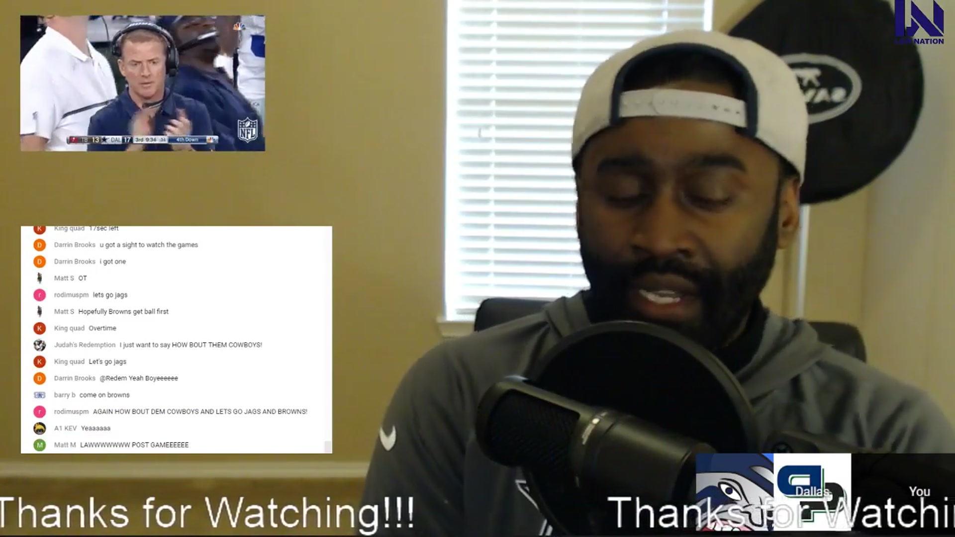 'Video thumbnail for law nation sports: dallas cowboys vs ny giants 2017 post game analysis: nfl team performance & roster evaluation'