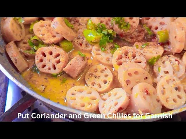 Video thumbnail for Boil and Cook Lotus Root Easy Method