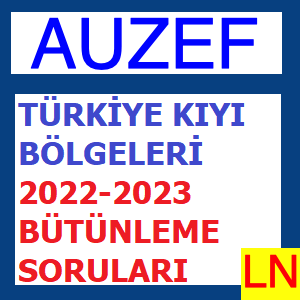 'Video thumbnail for Auzef Türkiye Kıyı Bölgeleri 2022-2023 Bütünleme Soruları'