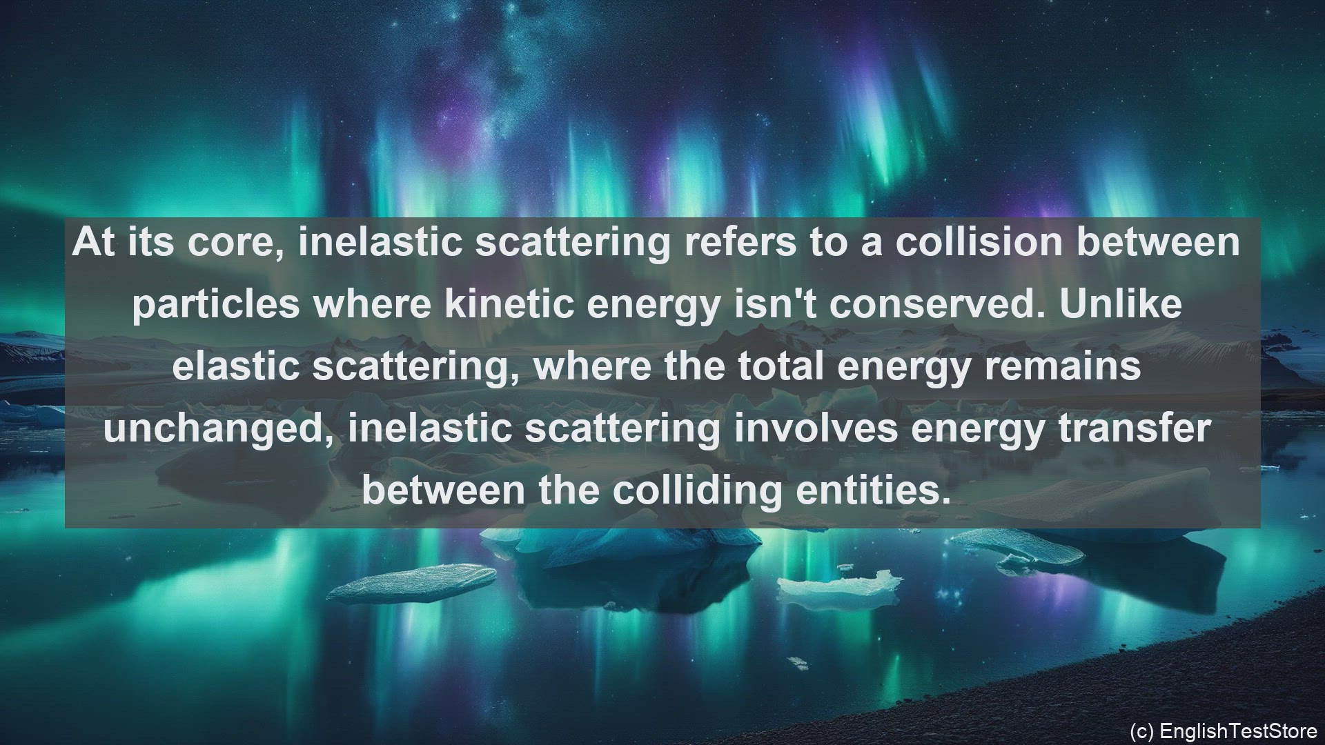 'Video thumbnail for Inelastic scattering in science  definition and examples'