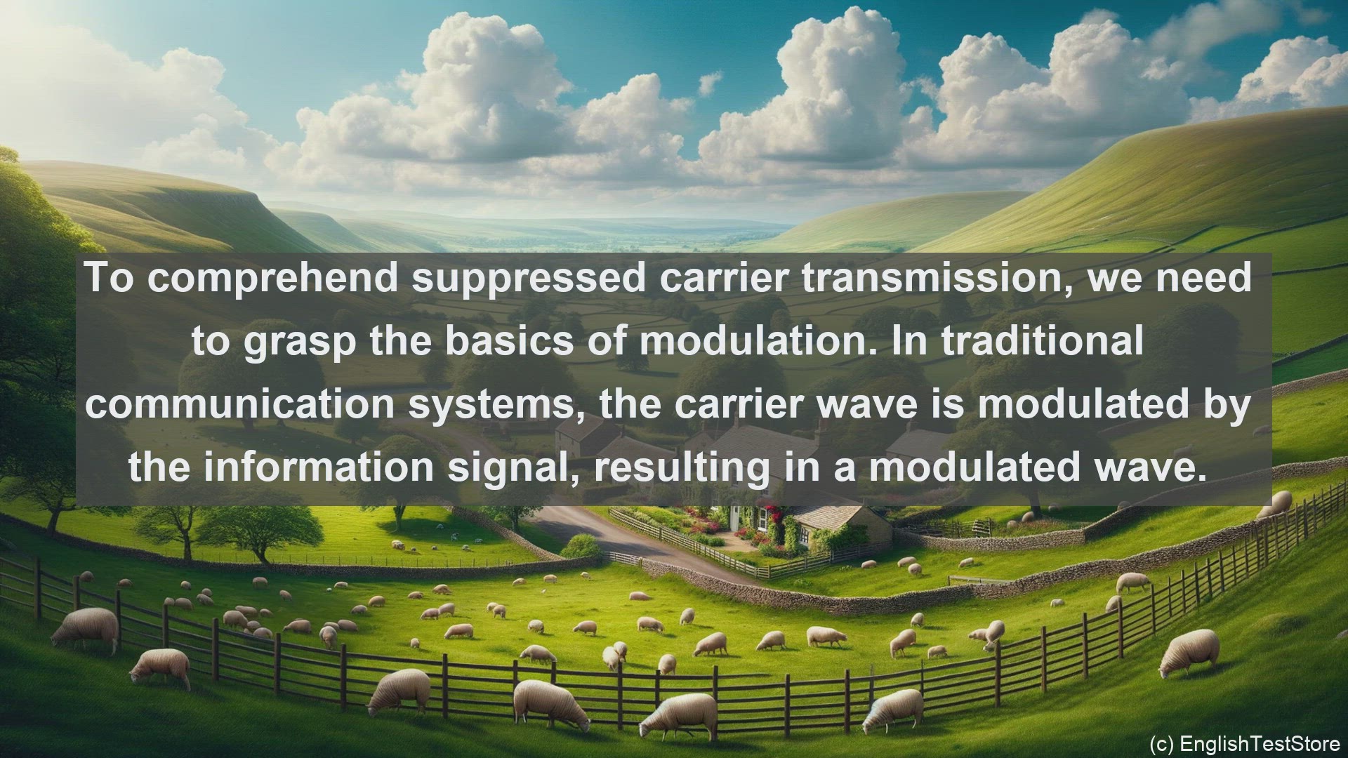 'Video thumbnail for Suppressed carrier transmission in science  definition and examples'