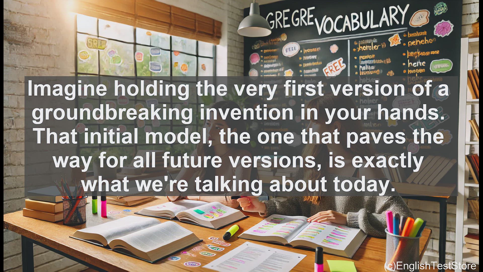'Video thumbnail for GRE Vocabulary Lesson: The Groundbreaking Prototype - Shaping Innovation'