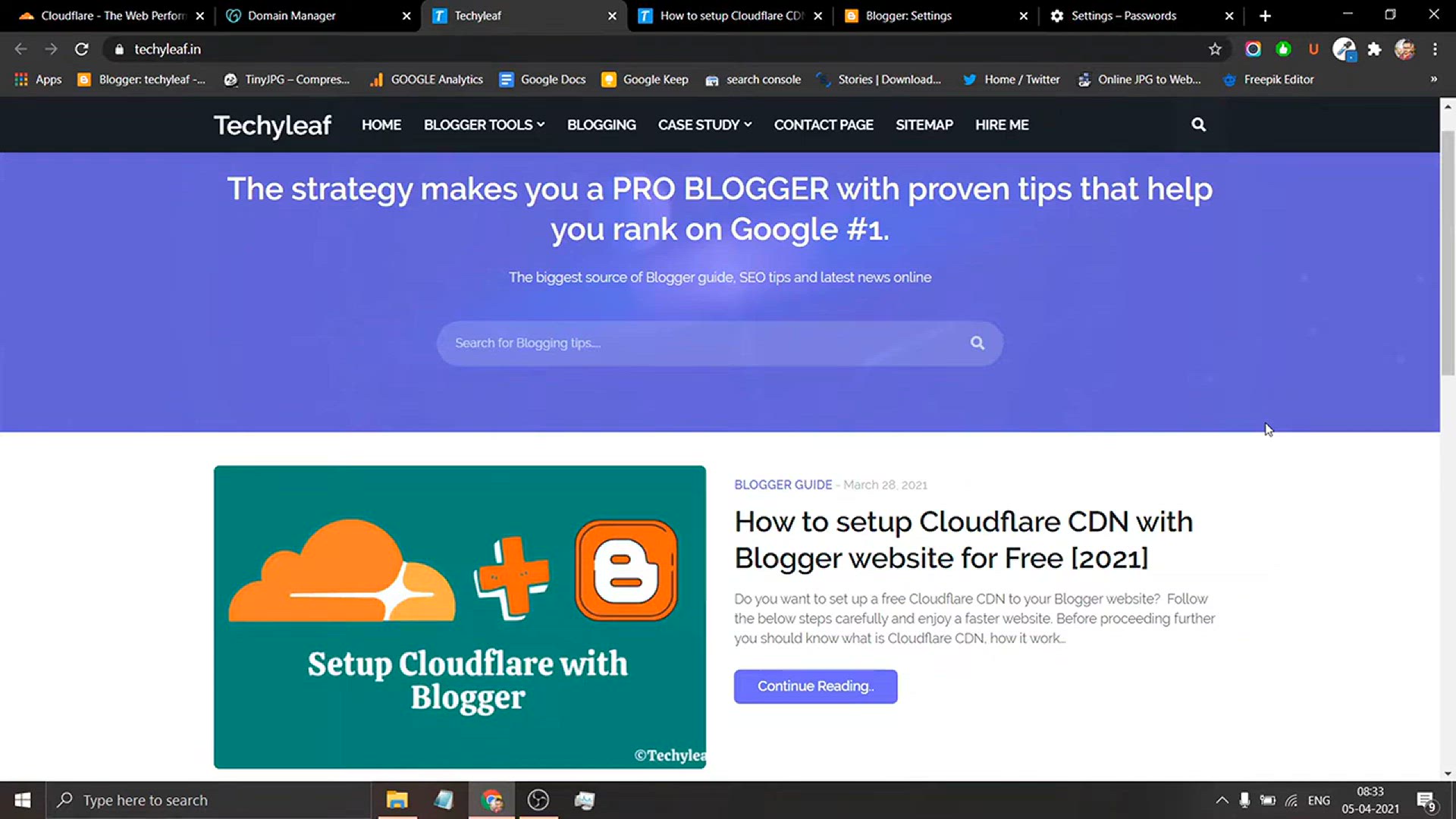'Video thumbnail for How to setup Cloudflare CDN on Blogger for Free_ _ ( Improve page speed & security )'