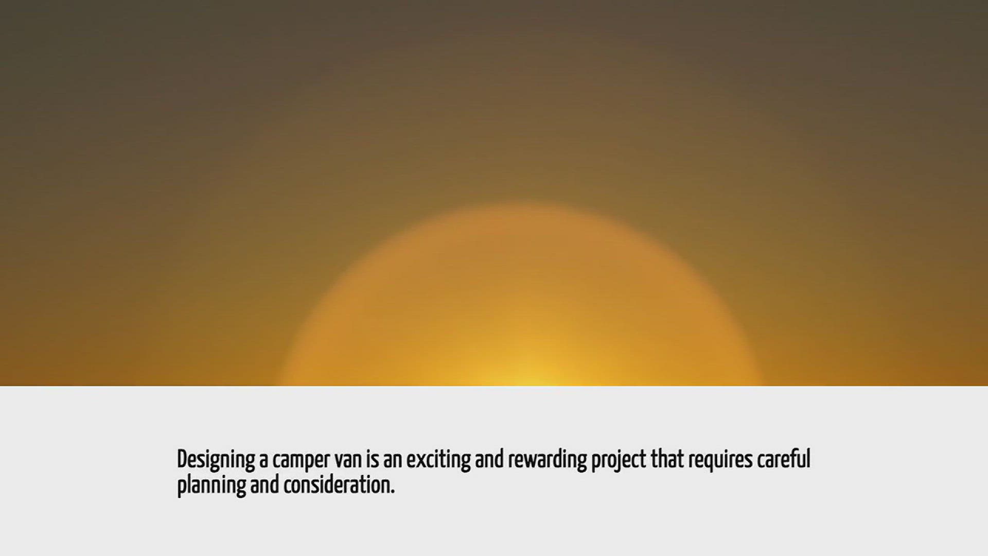 Video thumbnail for How To Design A Camper Van