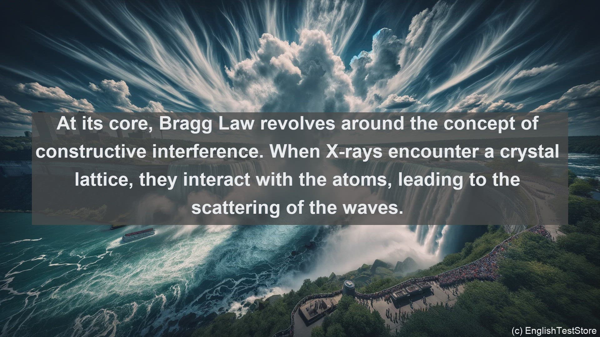 'Video thumbnail for Bragg law in science  definition and examples'