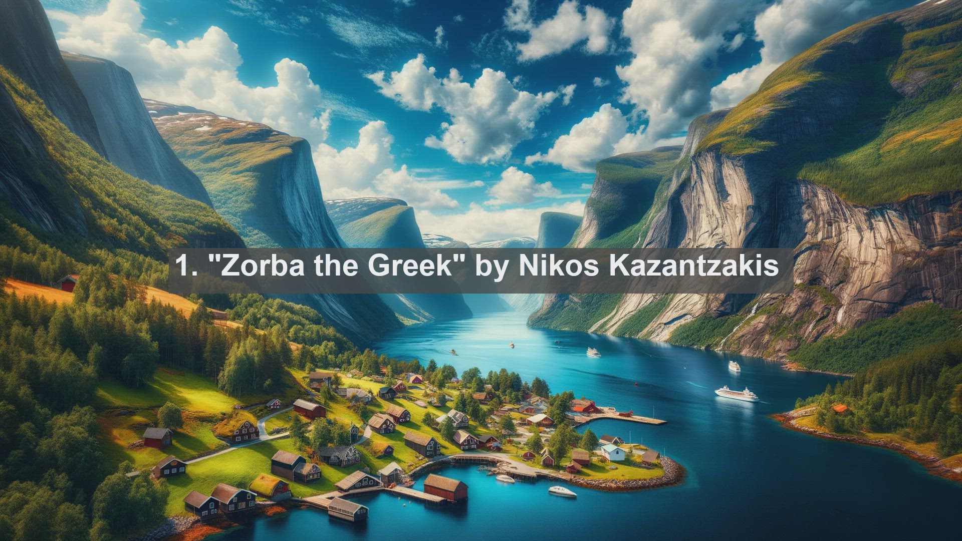 'Video thumbnail for Top 10 Greek Novels on the Impact of Tourism'