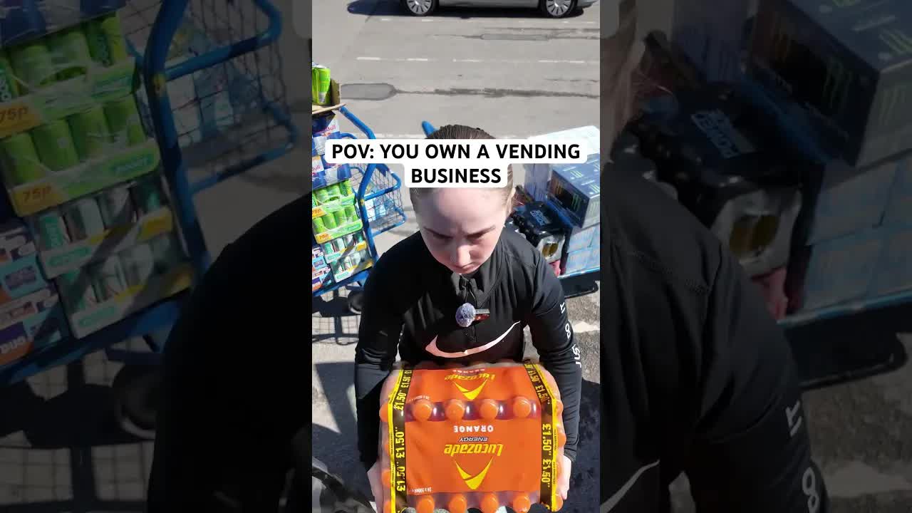 'Video thumbnail for money making meg: vending business side hustle - loading and collecting cash!'