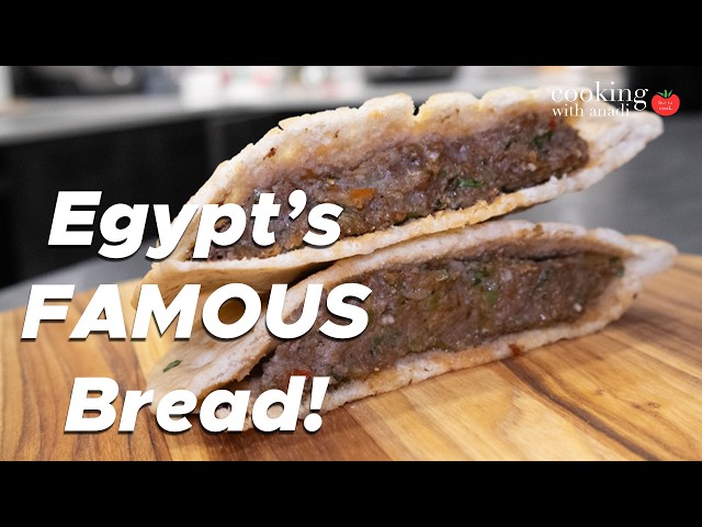 Video thumbnail for Authentic Hawawshi at Home | Egyptian Meat-Stuffed Flatbread Recipe