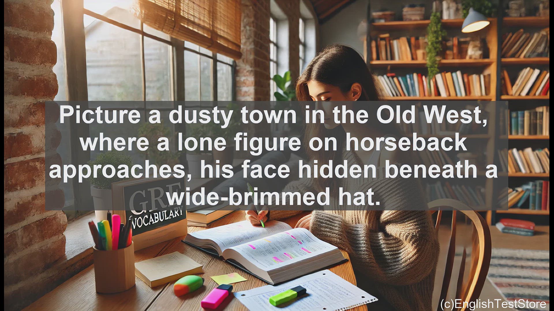 'Video thumbnail for GRE Vocabulary Lesson: The Desperado - A Tale of the Old West'