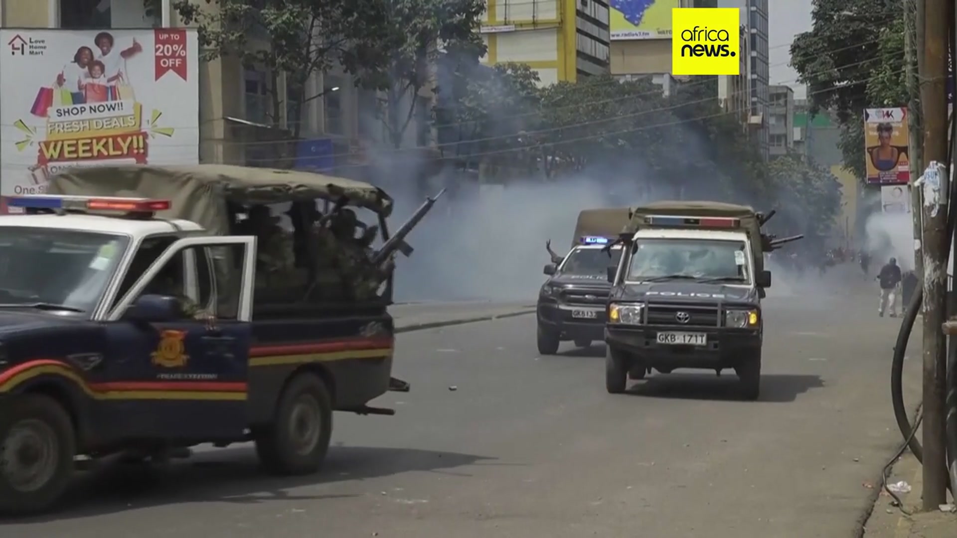 'Video thumbnail for Nairobi hawker shot at close range by police declared brain dead'
