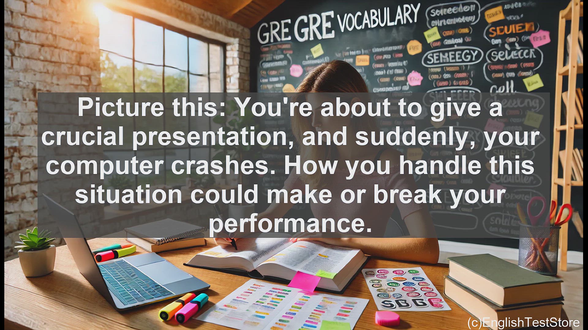 'Video thumbnail for GRE Vocabulary Lesson: Mastering Composure - The Key to Success in Challenging Situations'