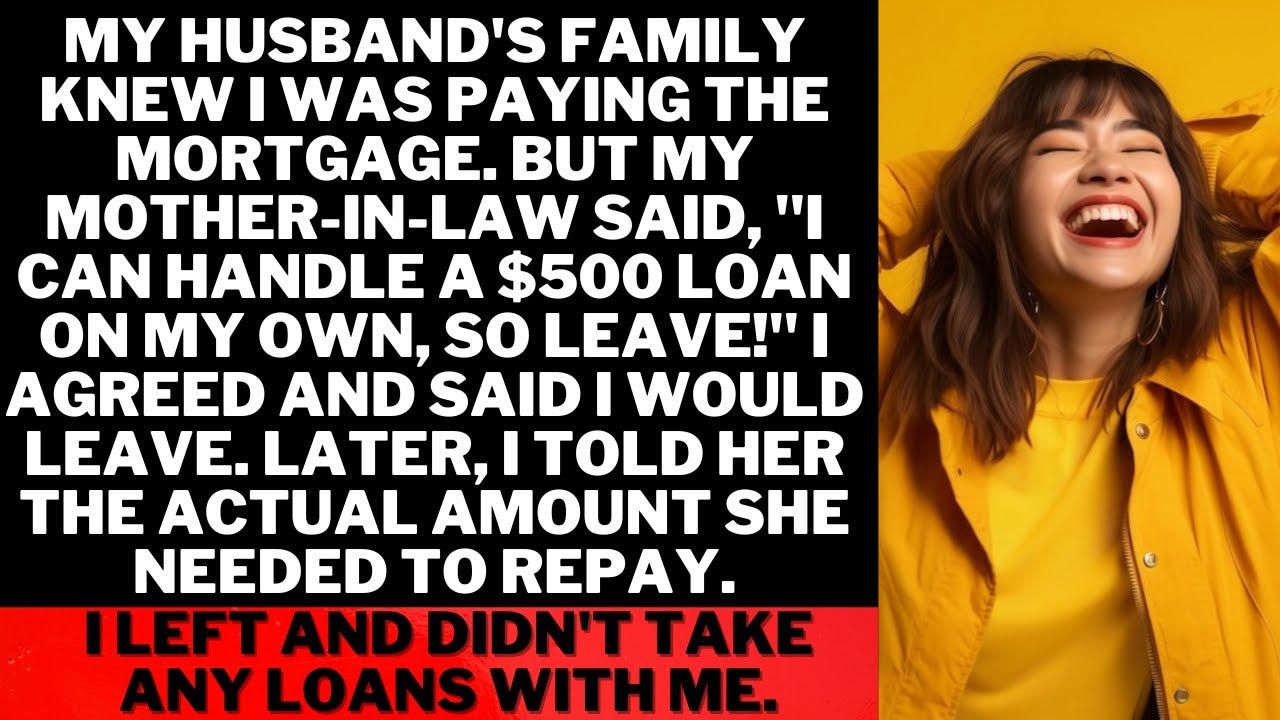 Video thumbnail for My in-laws made me leave the house, even though I was the one paying for it. Because of this...