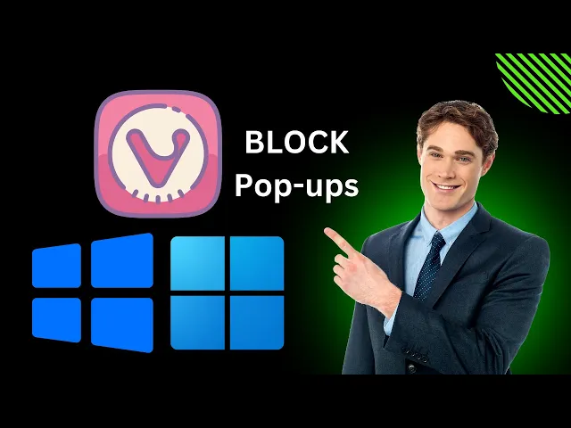 'Video thumbnail for How to Block Pop ups on Vivaldi in Windows 11 or10 | GearUpWindows Tutorial'