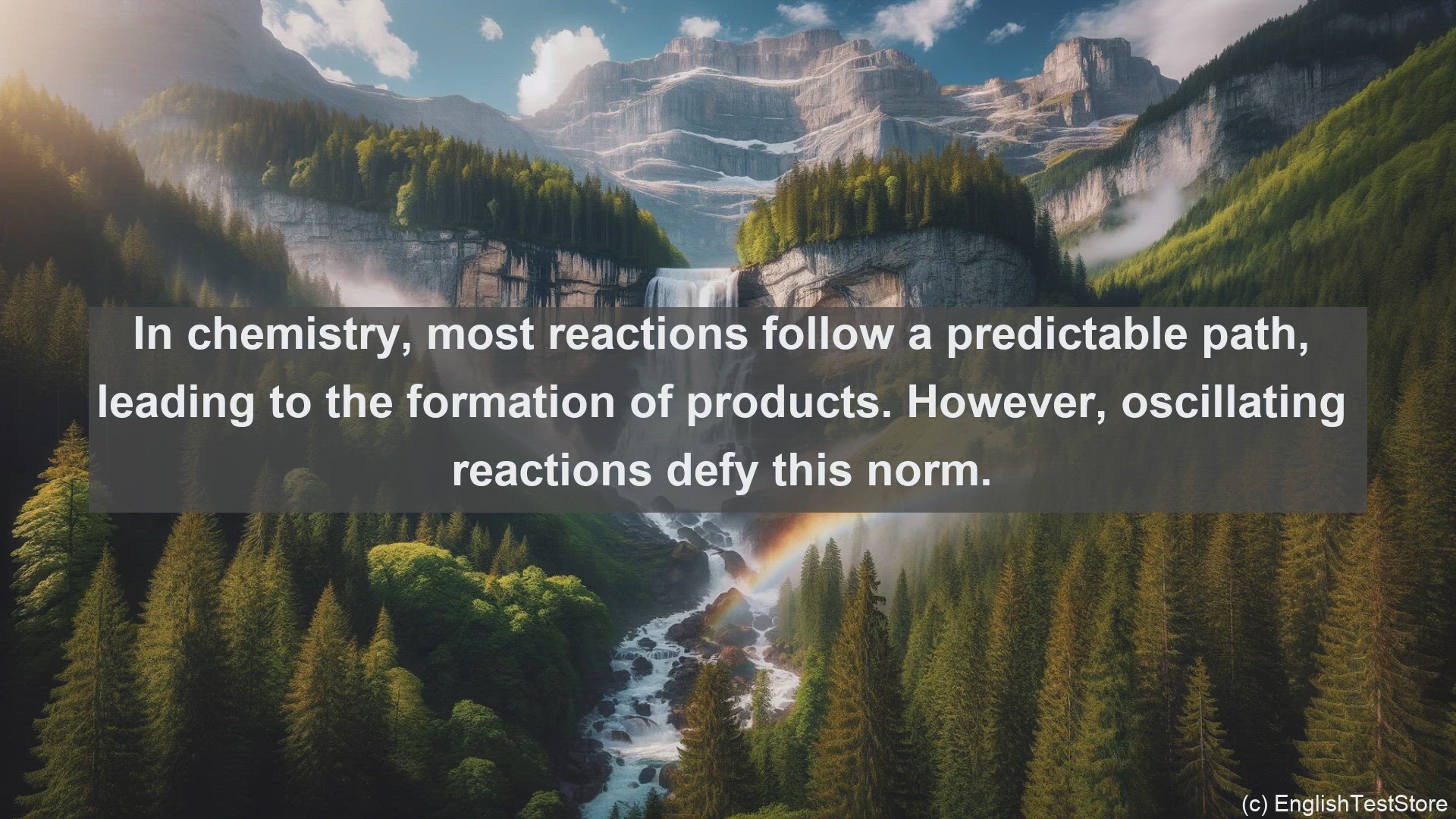 'Video thumbnail for Oscillating reaction in science  definition and examples'