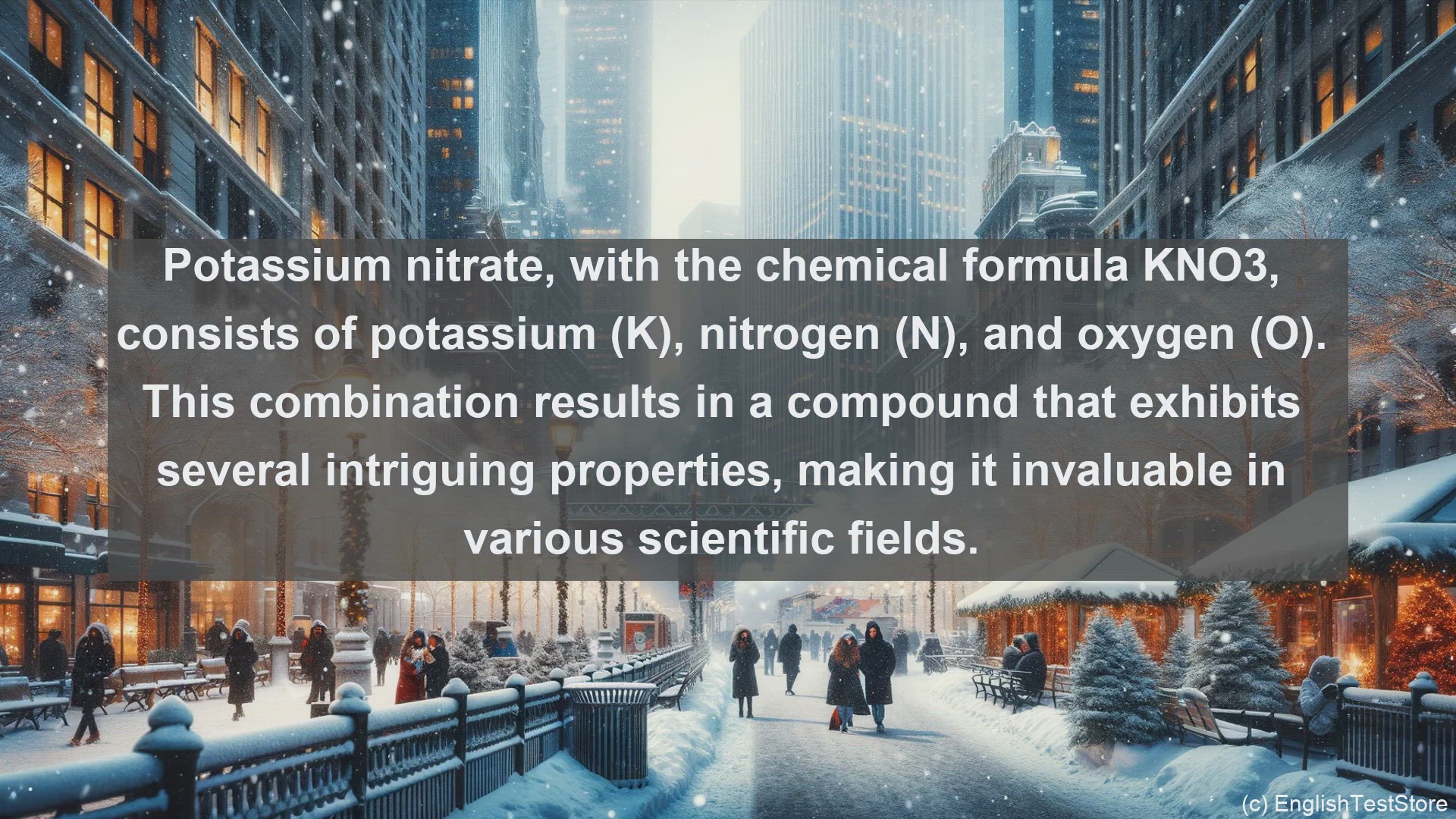 'Video thumbnail for Potassium nitrate in science  definition and examples'