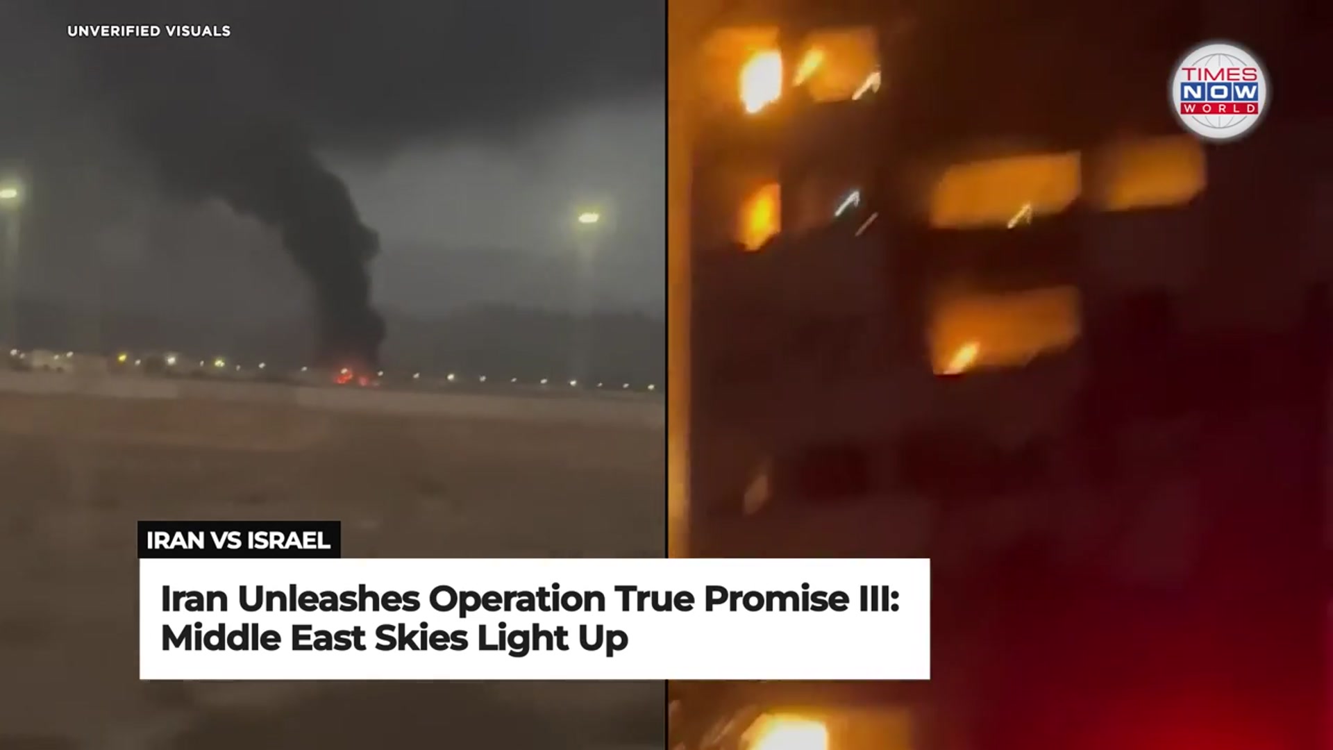 'Video thumbnail for Iran’s Revenge: Missiles Hit Tel Nof & Negev Airbases in Israel'