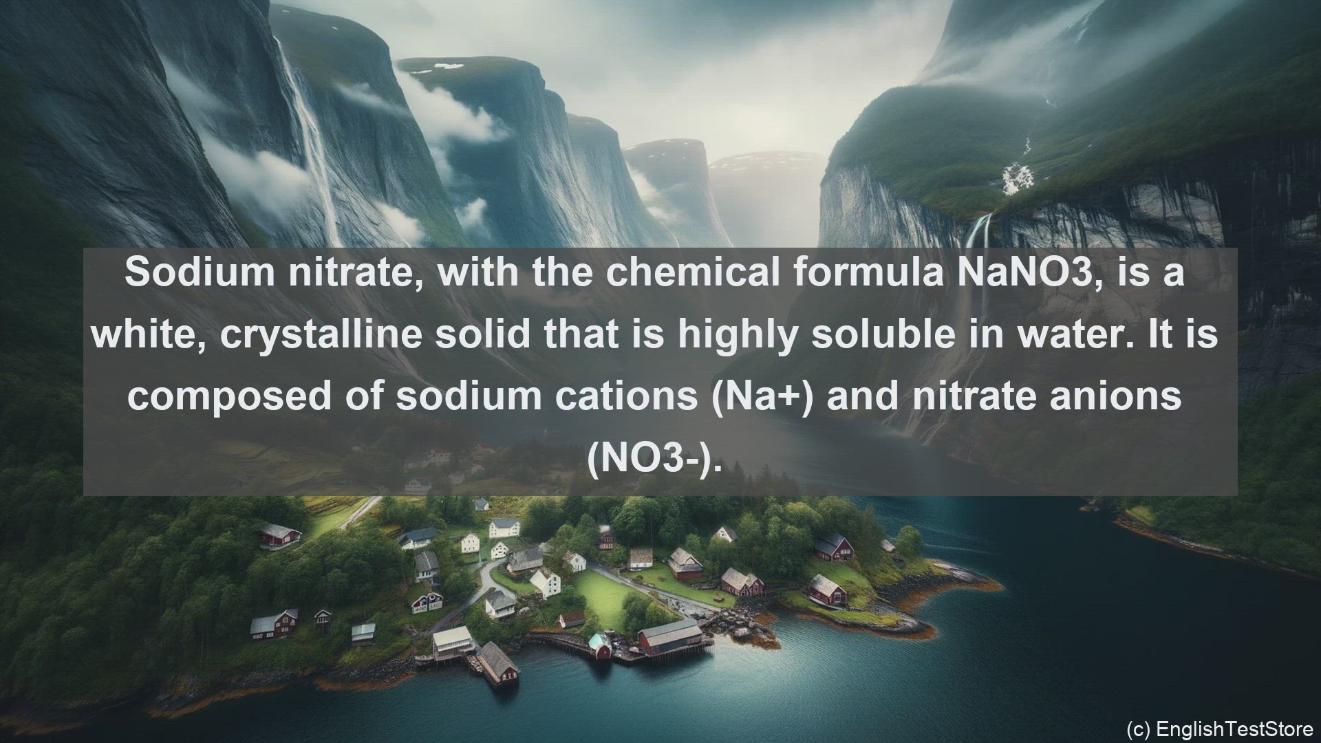 'Video thumbnail for Sodium nitrate in science  definition and examples'