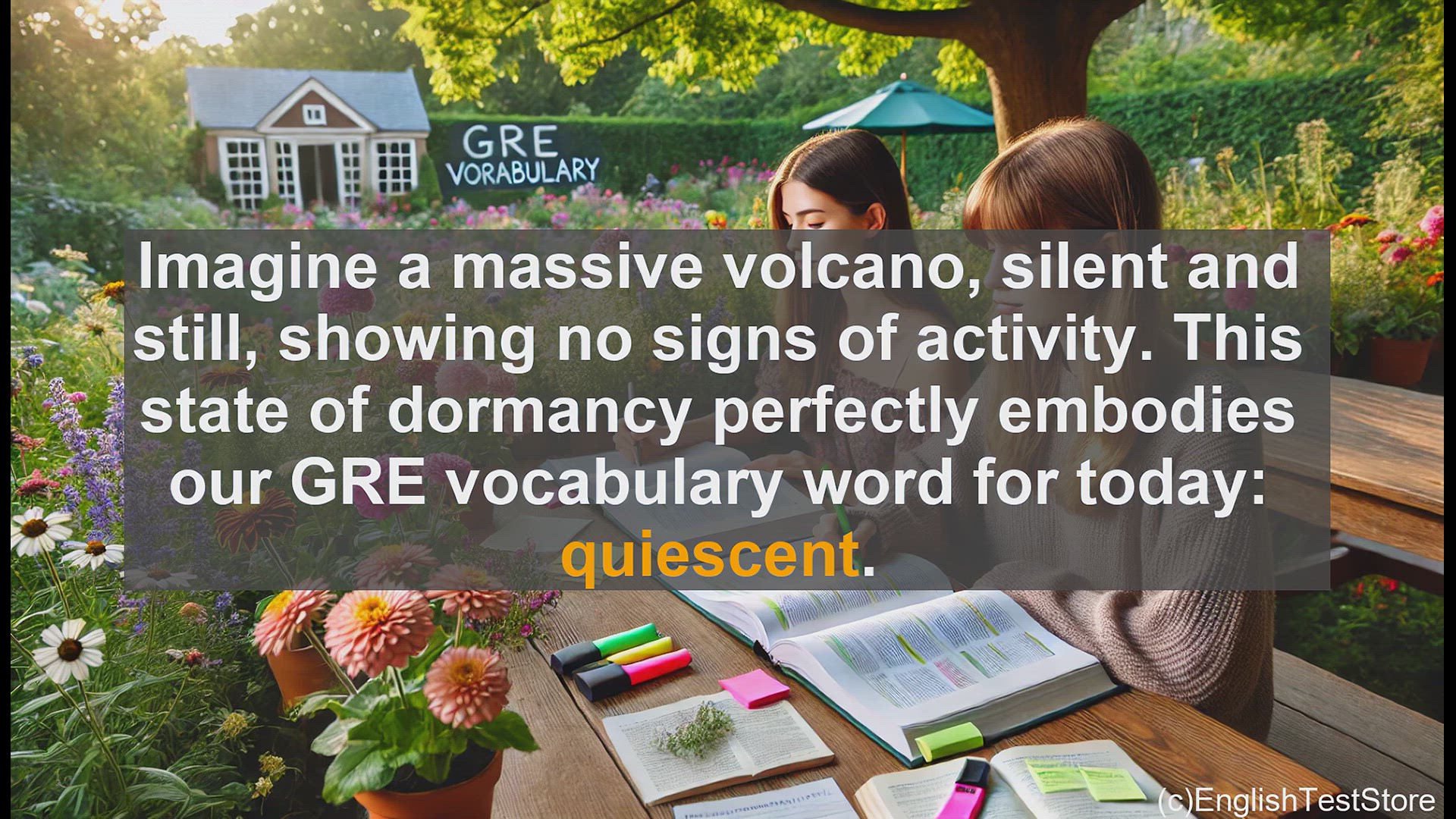 'Video thumbnail for GRE Vocabulary Lesson: Exploring the Concept of Quiescence - Dormancy and Potential'