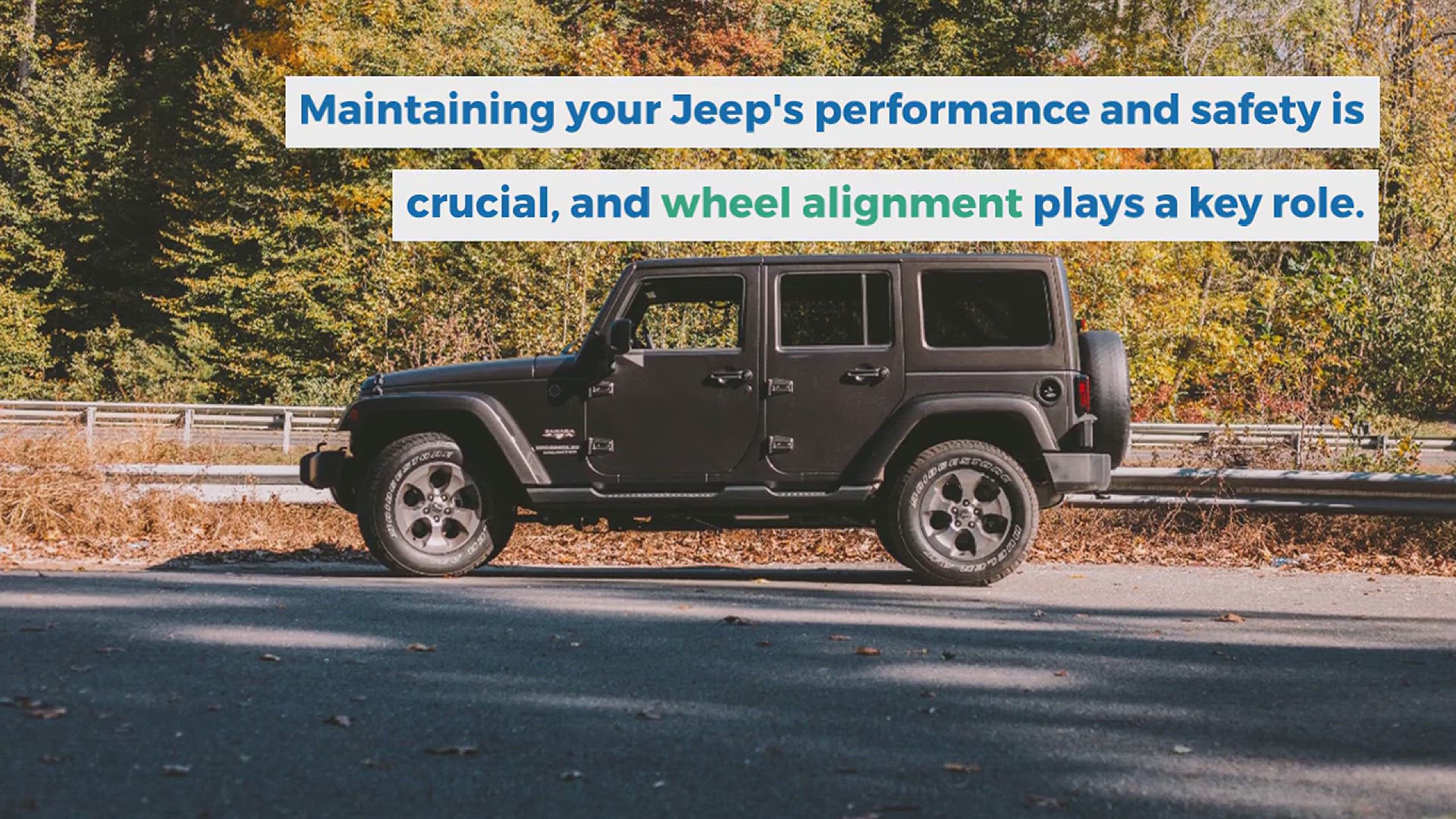 'Video thumbnail for Jeep Wheel Alignment'