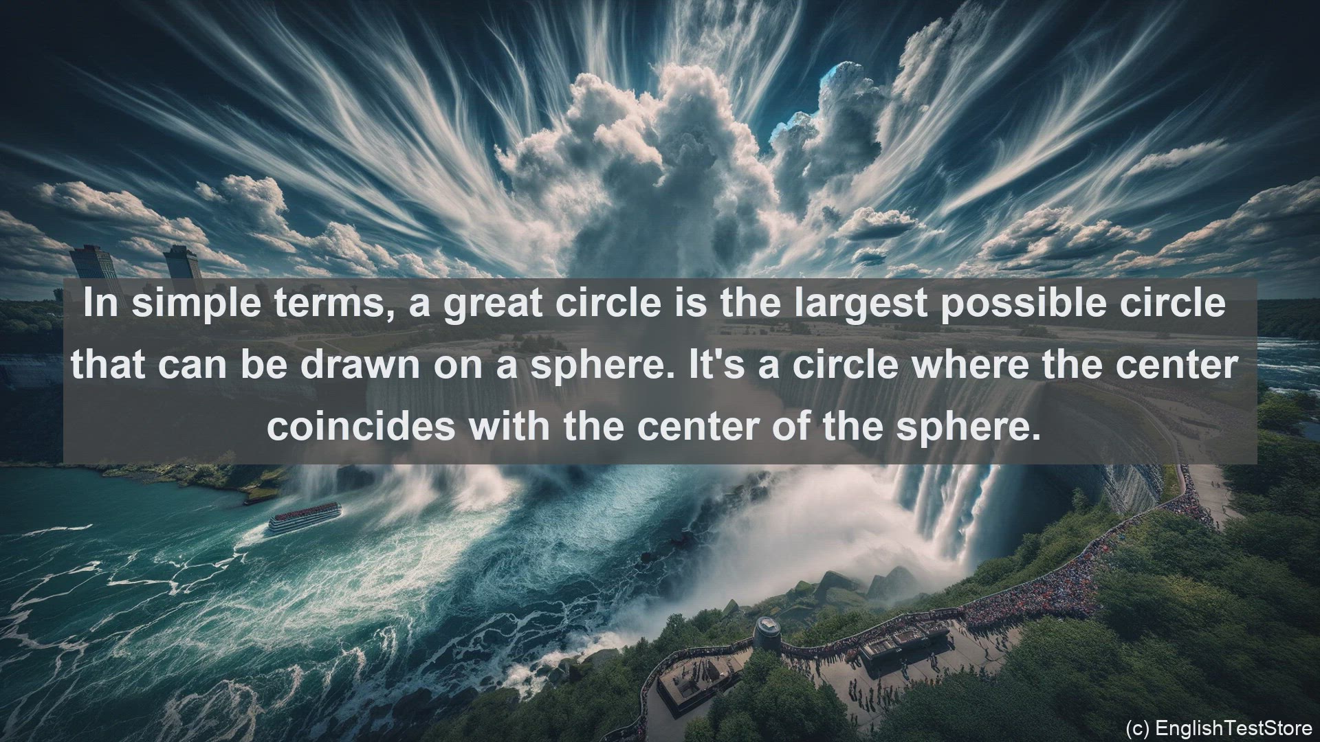'Video thumbnail for Great circle in science  definition and examples'