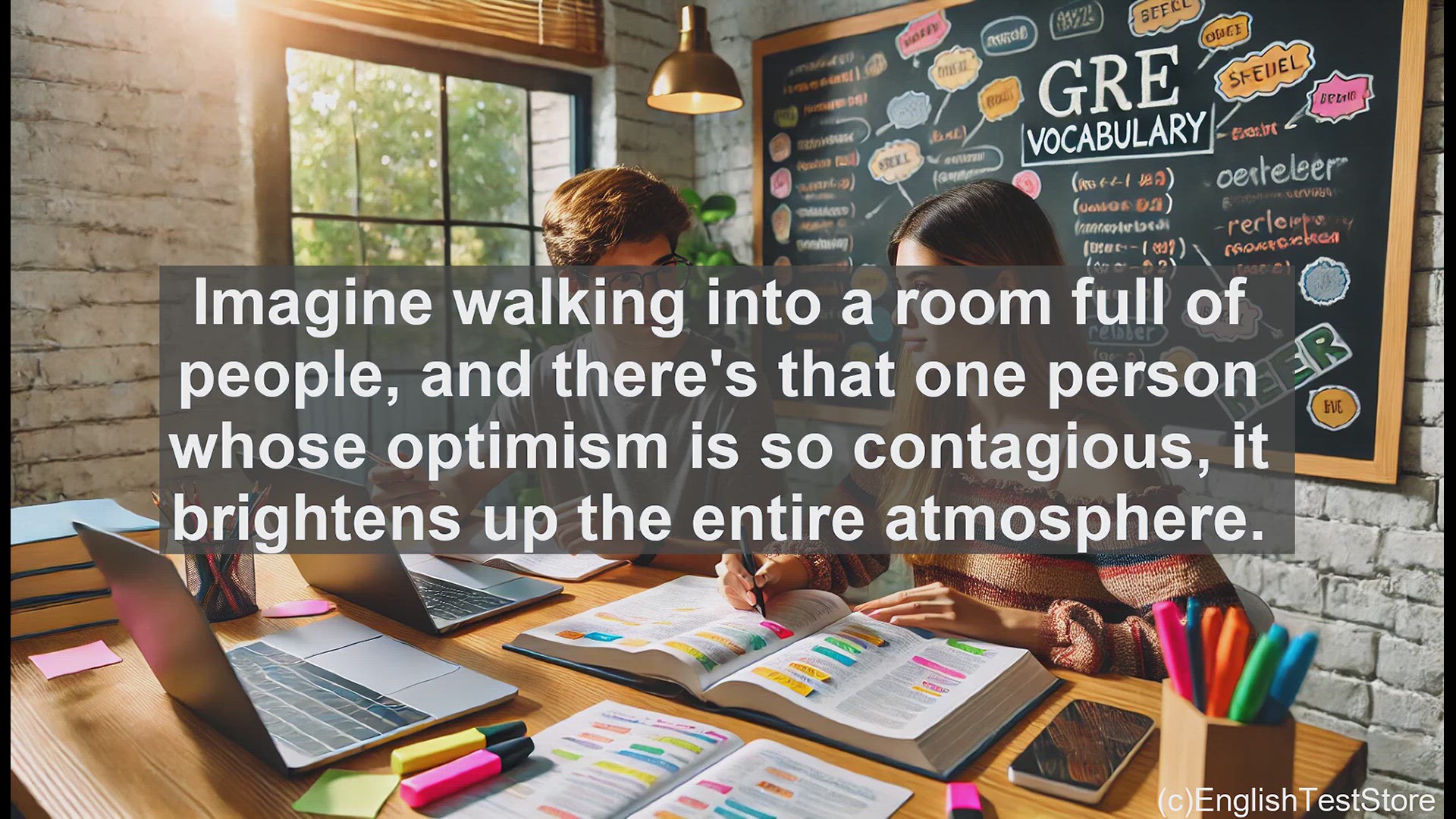 'Video thumbnail for GRE Vocabulary Lesson: The Power of a Sanguine Attitude'