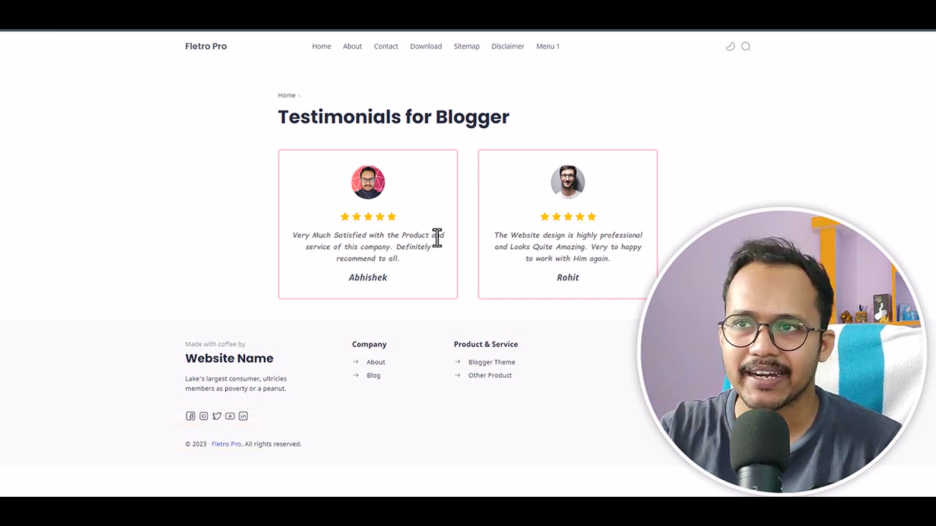 'Video thumbnail for How to Add a Testimonials Section in Blogger Website'