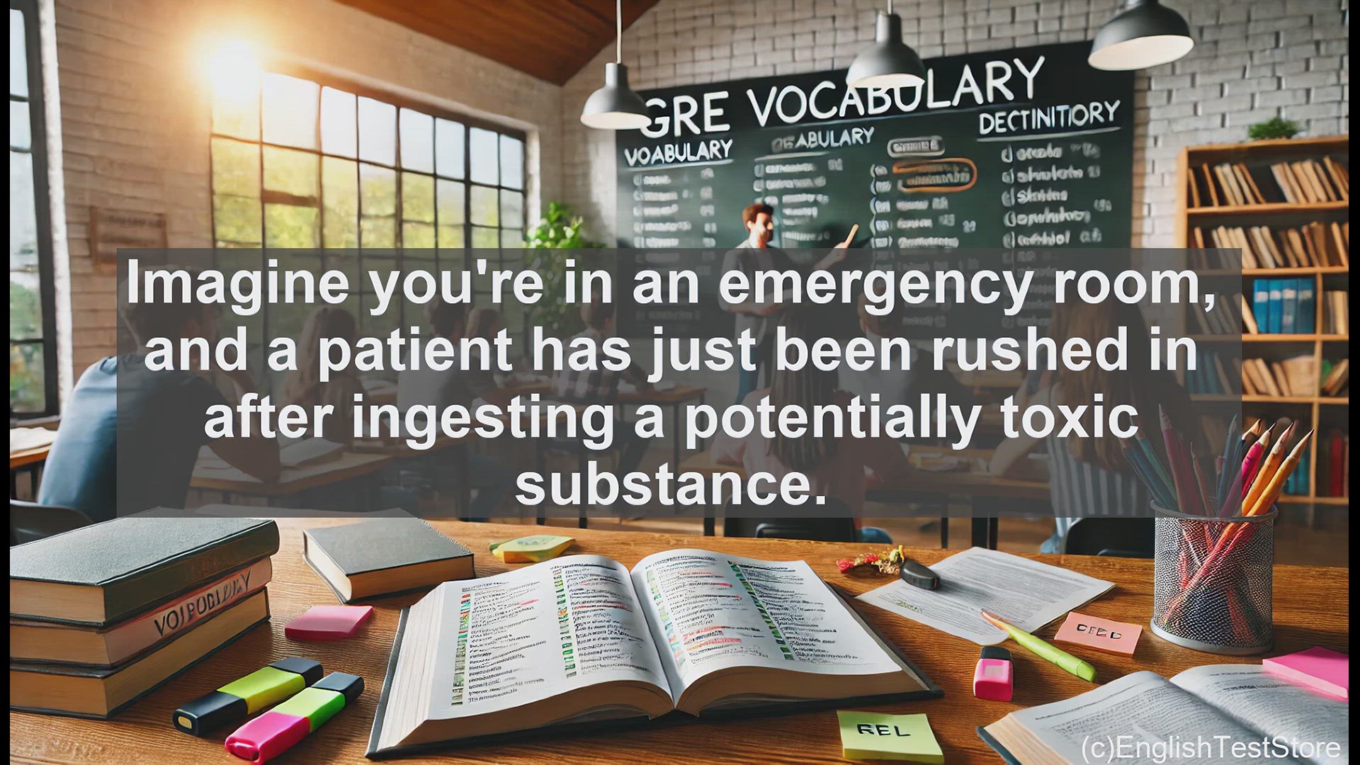 'Video thumbnail for GRE Vocabulary Lesson: Emetics - Inducing Vomiting in Medical Emergencies'